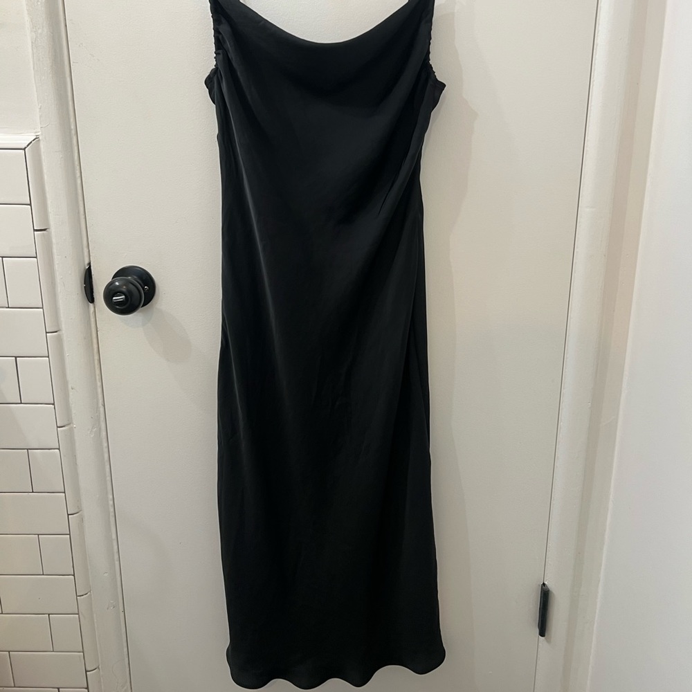 Zara silky satin dress